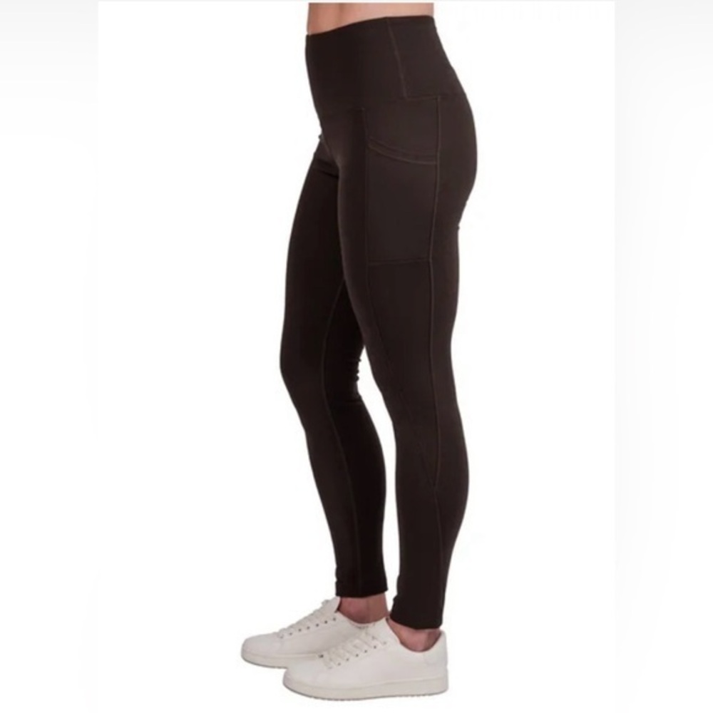 Tuff Athletics Yoga Leggings Brown NWT